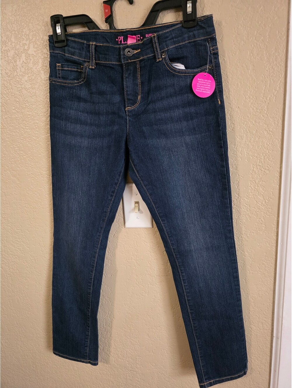 The Children's Place Super Skinny Dark Blue Jeans Size 10 Plus
